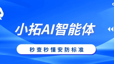 安防標(biāo)準(zhǔn)太多太復(fù)雜？小拓AI智能體：讓國標(biāo)、行標(biāo)、地標(biāo)秒查秒懂！