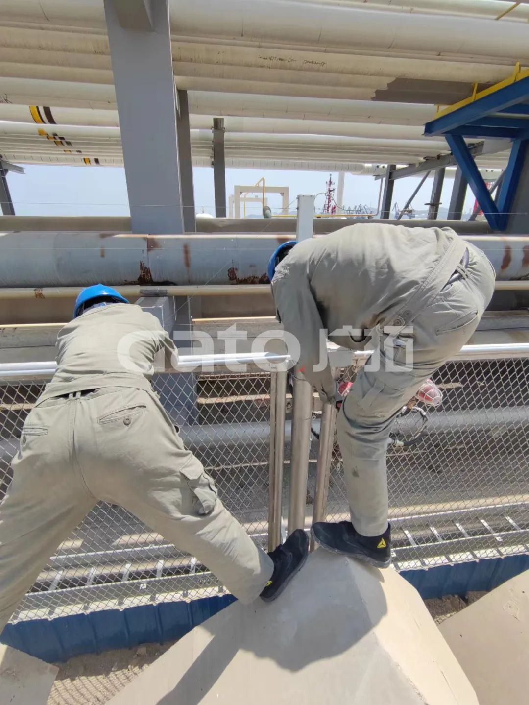 2200米煙臺(tái)港碼頭重點(diǎn)防爆區(qū)？防爆張力電子圍欄硬核出手！(圖9)